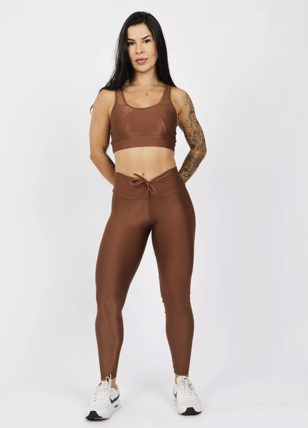 Conjunto Empina Bumbum Chocolate