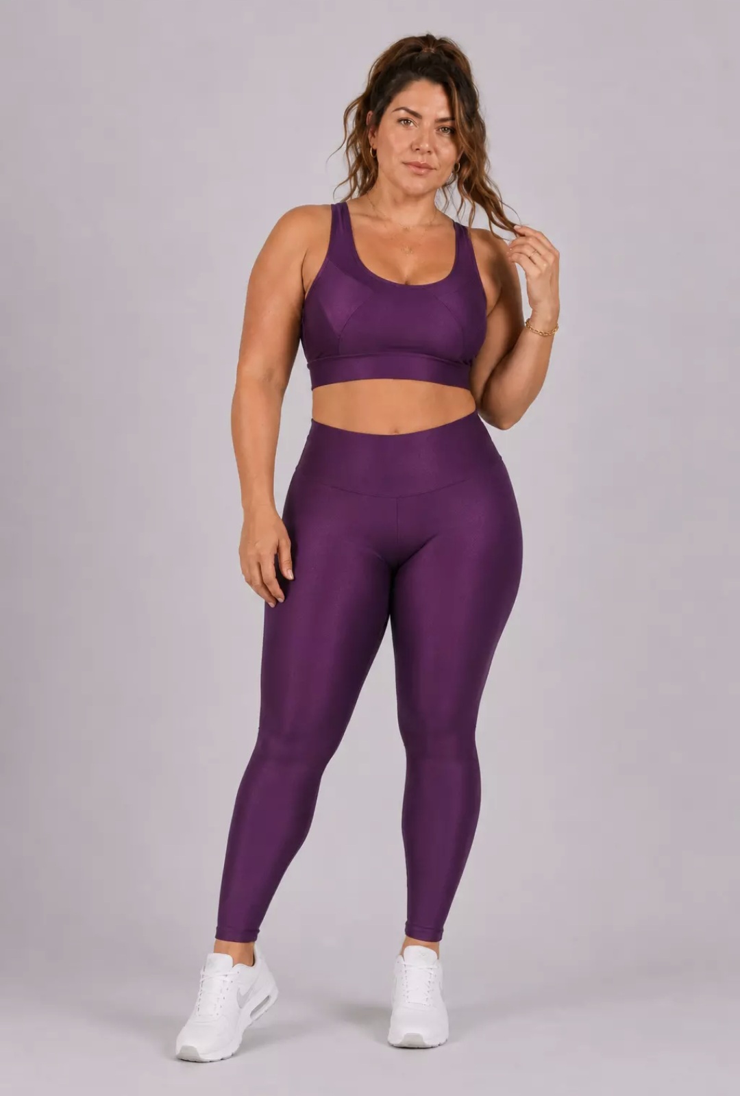 Conjunto Cós Básico de Compressão Açaí
