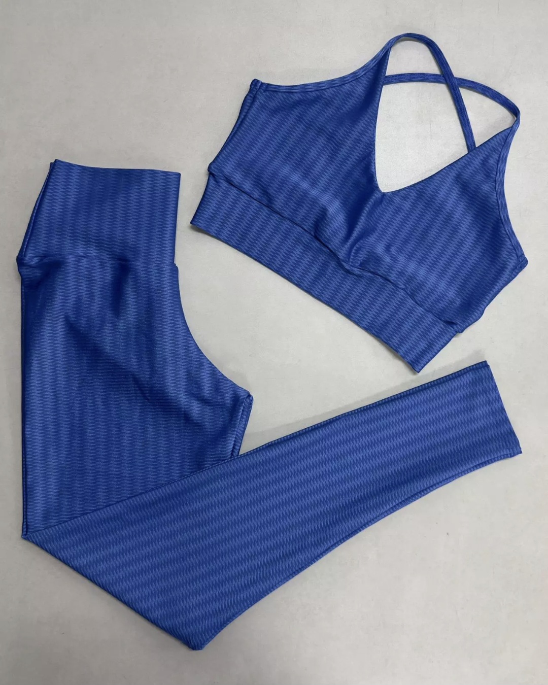 Conjunto Calça Cós Básico Cirré Azul