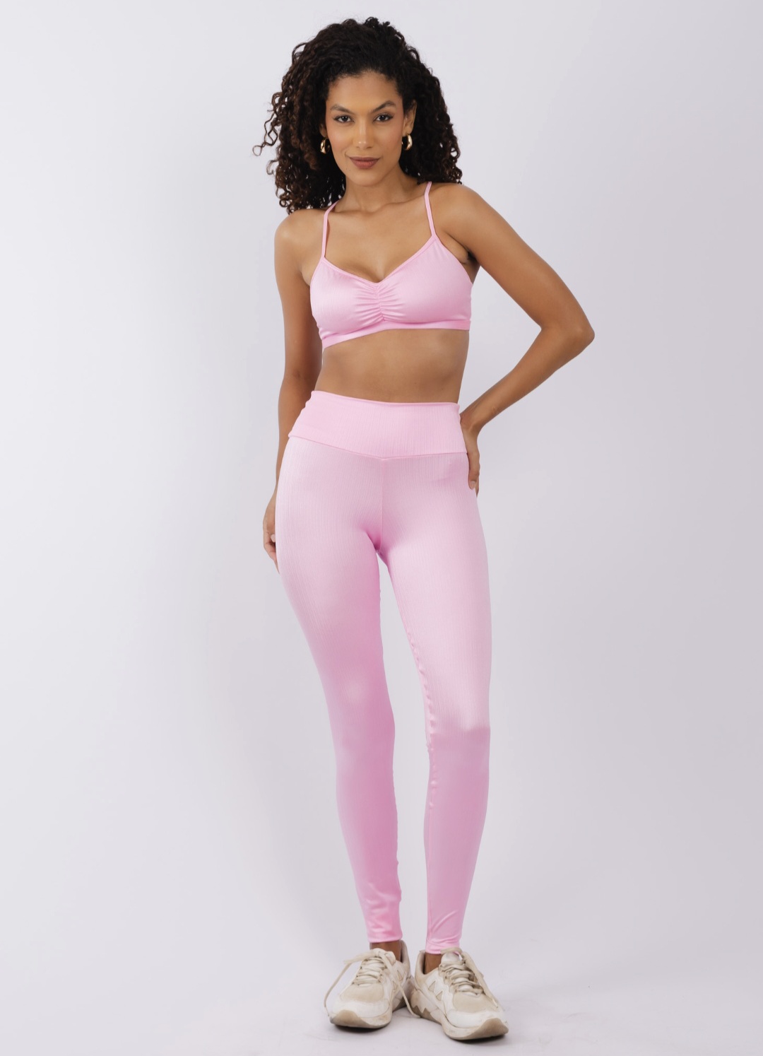 Conjunto Calça Cós Básico Cirré Algodão Doce