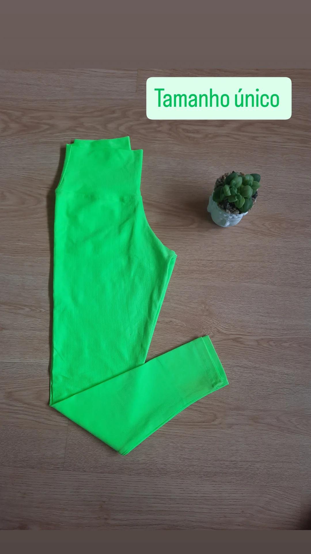 Calça Compressão Fluorescente