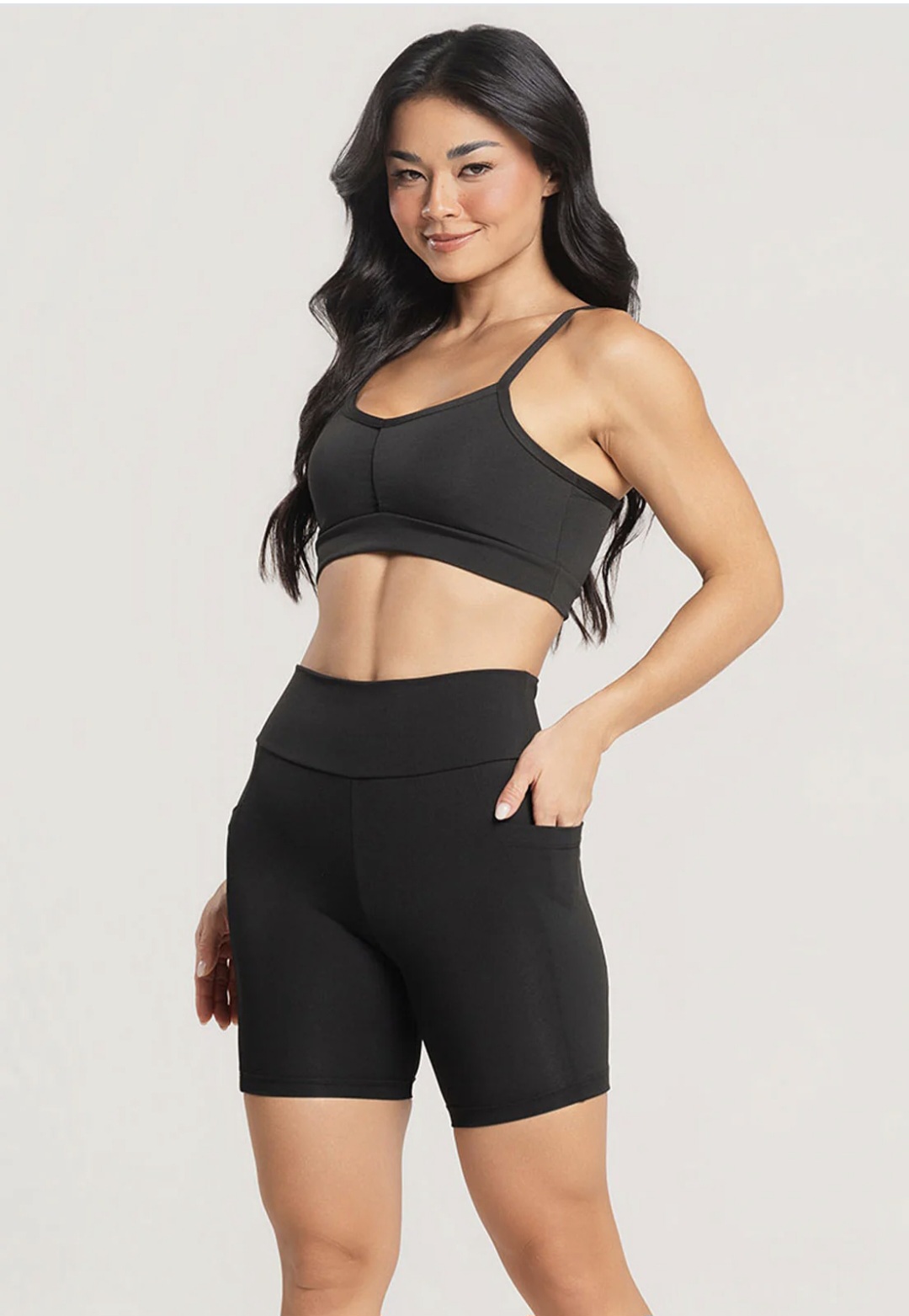Bermuda Suplex com bolsos Preto